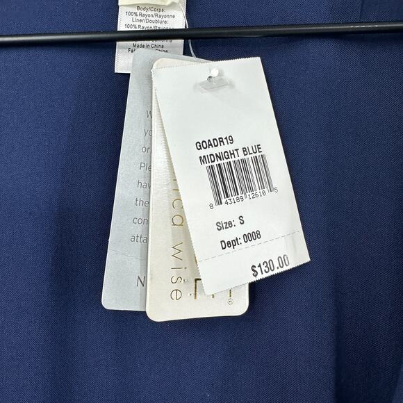 L*Space Goa Dress Wrap Maxi in Midnight Blue Size Small NWT - Picture 9 of 10